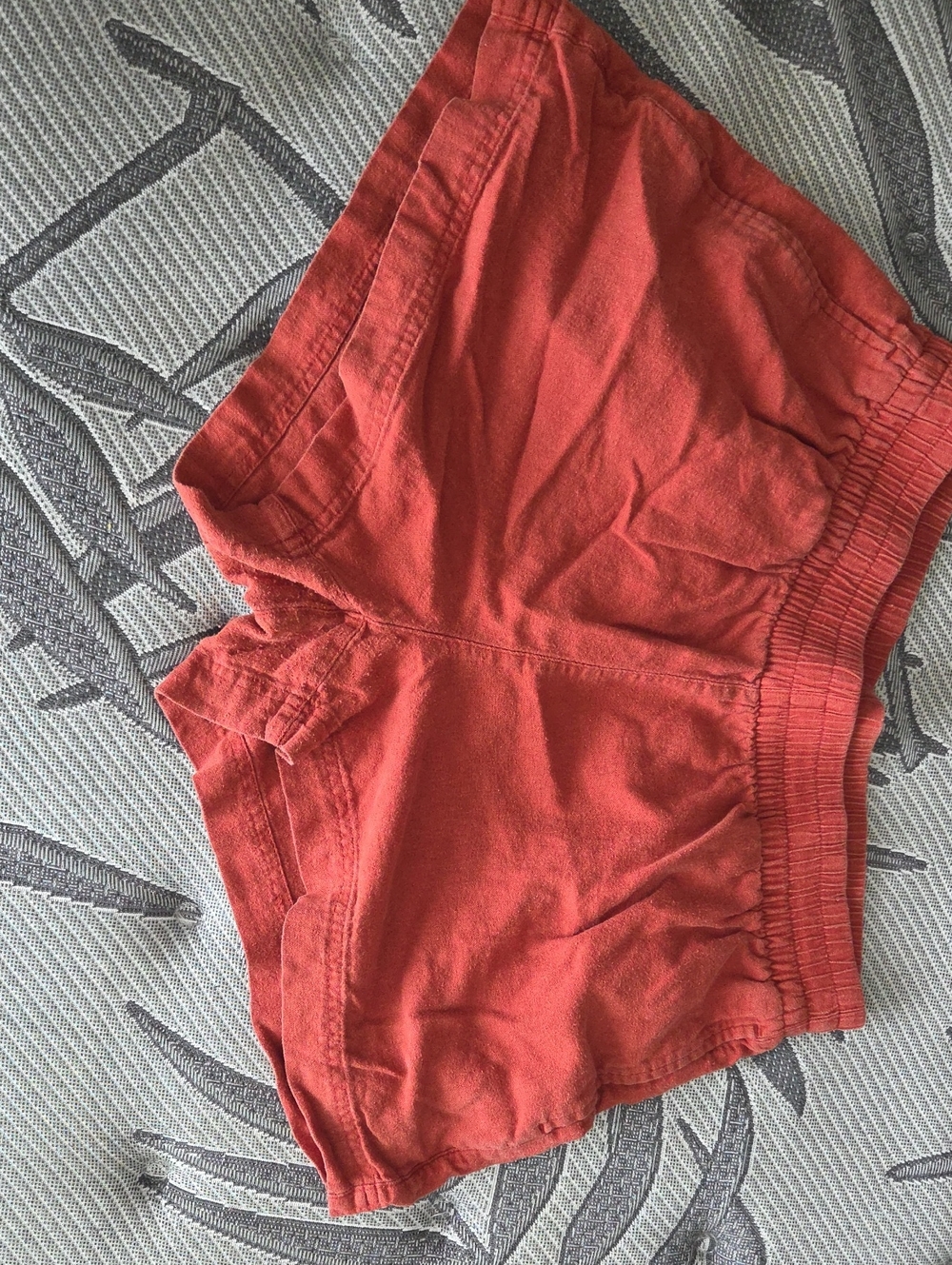 0Old Navy Burnt Orange Linen Shorts